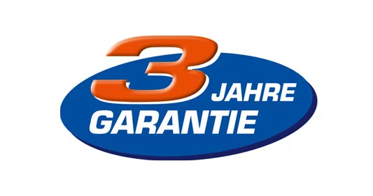 3 Jahre Garantie
