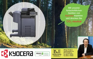 Kyocera print green
